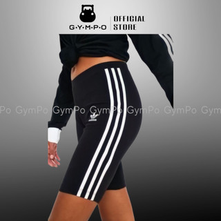 Quần Legging Đùi Gym Nữ 3 Stripes Hàng Xuất