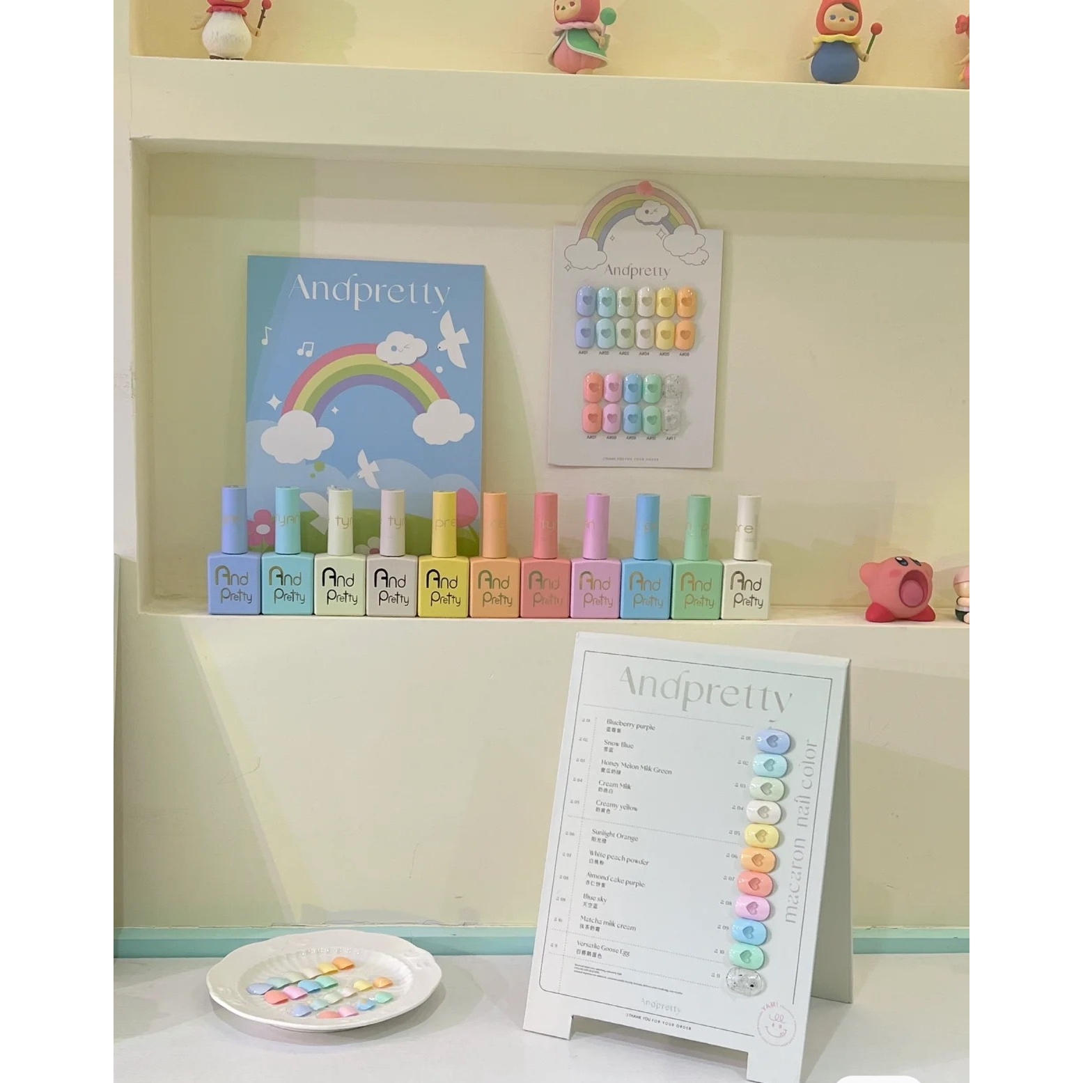 Set 11 sơn Gel tone màu Pastel