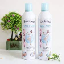 Xịt khoáng pháp evoluderm cấp ẩm làm dịu da 150ml và 400ml