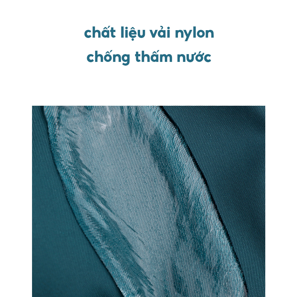 Túi đeo chéo nữ thời trang trung niên form hộp đứng vải dù chống nước nhiều ngăn đựng tiện dụng 3582