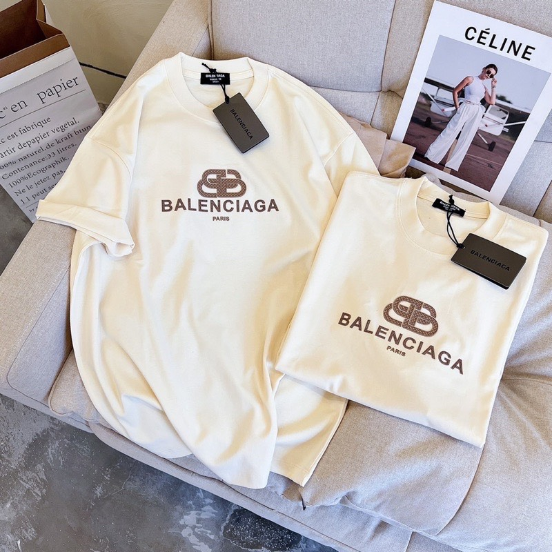 Áo Thun BALENIAGA Form Rộng Tay Lỡ Vải Cotton , Áo Phông BALENIAGA Pais Local Brand Unisex Nam Nữ