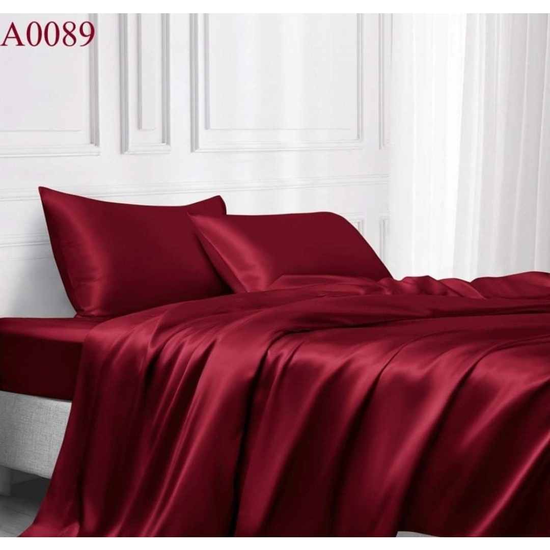 🧧LỤA SILK_Combo ga gối, chăn bông, vỏ chăn Thái Tuấn siêu mát nằm 2 mùa, vải lụa silk hàng may đẹp, chăn chần bông