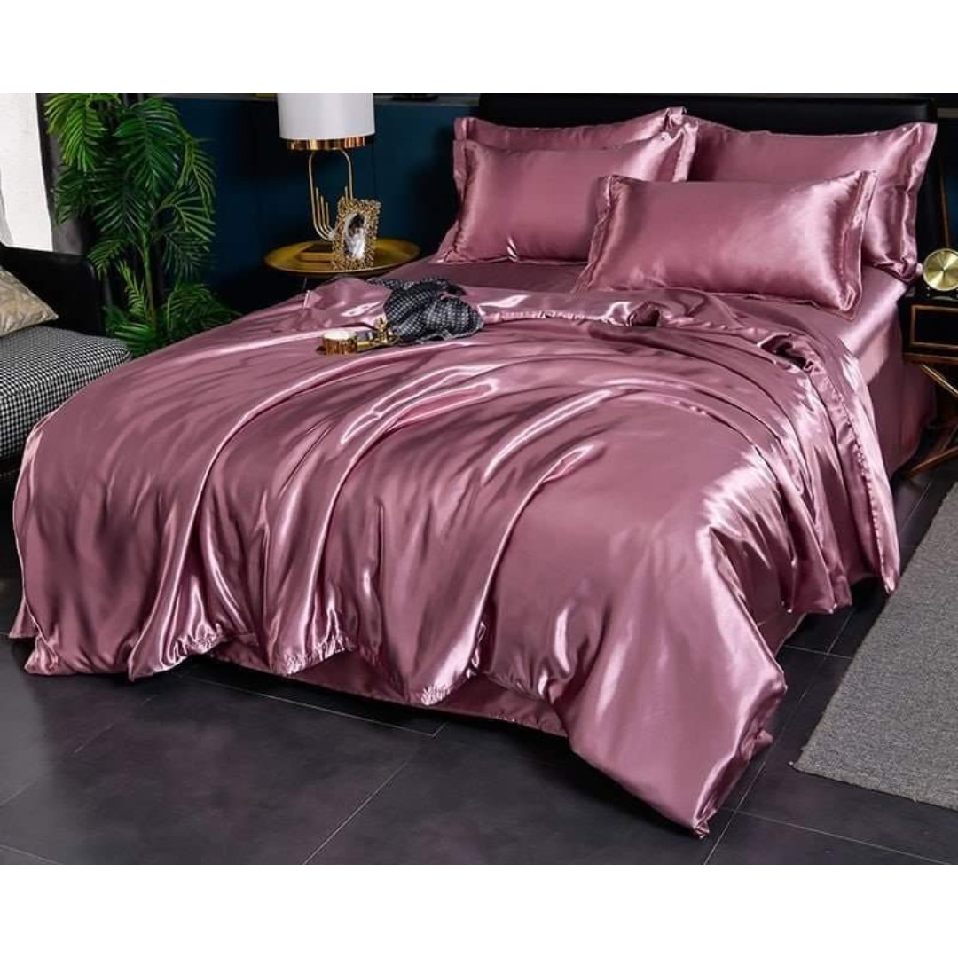 🧧LỤA SILK_Combo ga gối, chăn bông, vỏ chăn Thái Tuấn siêu mát nằm 2 mùa, vải lụa silk hàng may đẹp, chăn chần bông