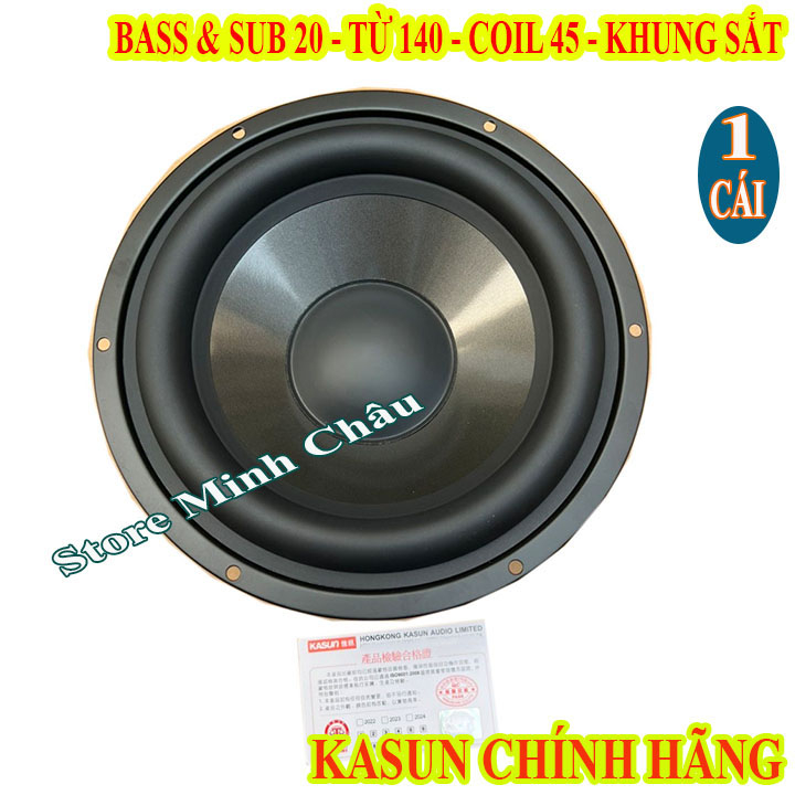 LOA BASS 20 KASUN HỒNG KÔNG - 200W - GIÁ 1 LOA
