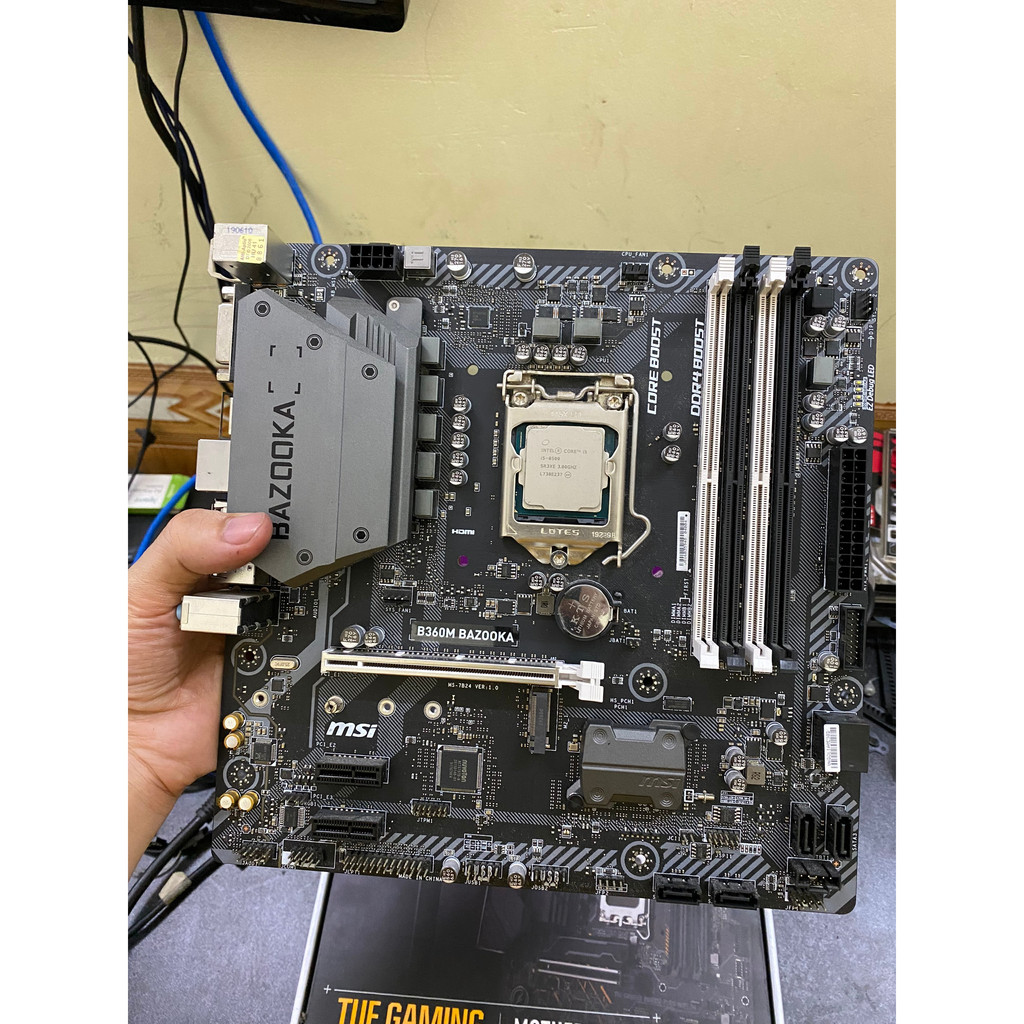 Main MSI B360M BAZOOKA 4 khe ram Socket 1151 Bóc Máy - Hàng Zin Full FE