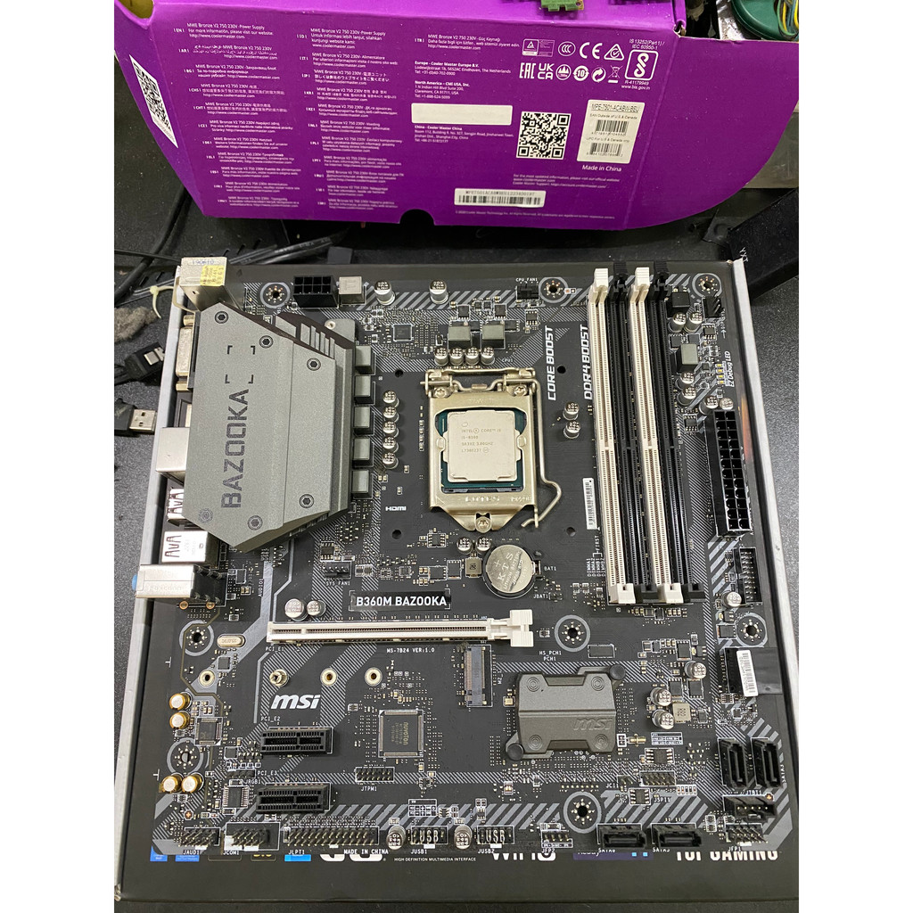 Main MSI B360M BAZOOKA 4 khe ram Socket 1151 Bóc Máy - Hàng Zin Full FE