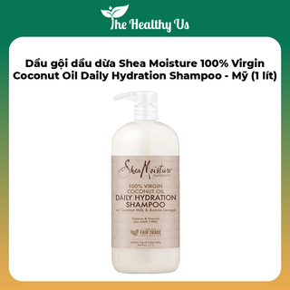Dầu gội dầu dừa Shea Moisture 100% Virgin Coconut Oil Daily Hydration Shampoo - Mỹ
