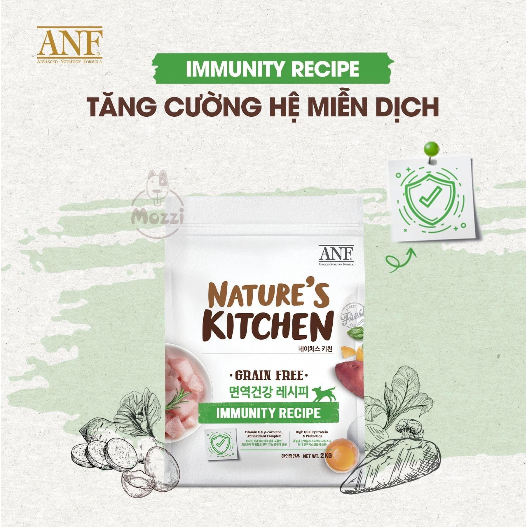 ANF Nature’s Kitchen hạt chức năng cho chó 2kg