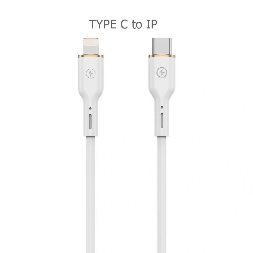 Cáp Sạc Wiwu Vigor Data Cable YQ01 cho điện thoại thông minh, hỗ trợ sạc nhanh 27W, dây mềm và bền, Bảo hành 12 tháng