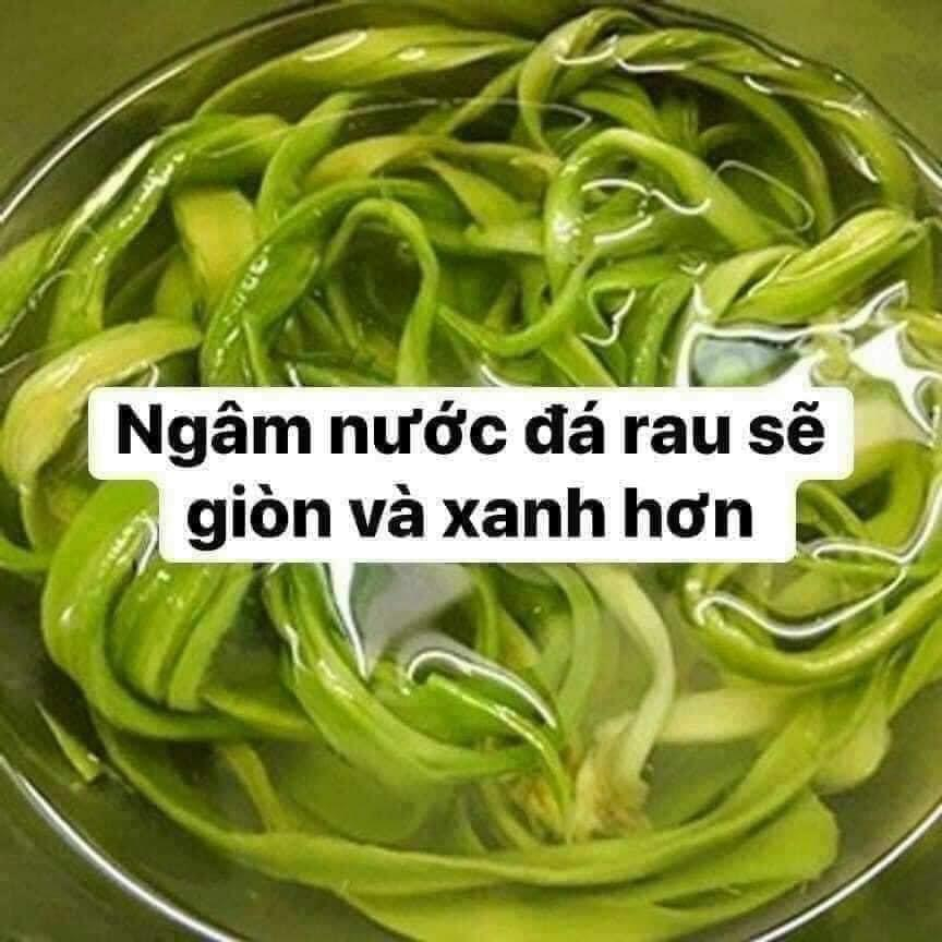 100GR Rau Tiến Vua Hàng Loại 1 Xanh Cọng To