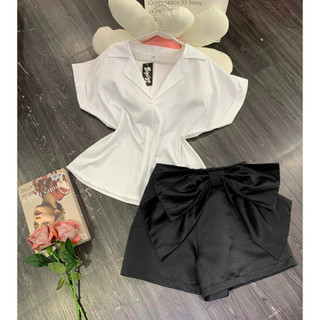 (Mã NSF020250 giảm 50K) 🎀🎀 BỘ SƠ MI CV NƠ 🎀🎀