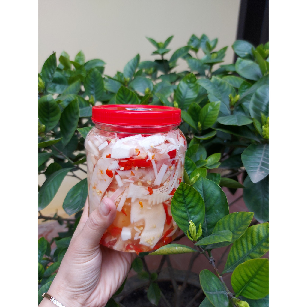 Măng ớt tươi ngâm giấm