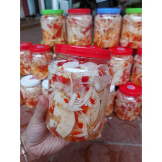 Măng ớt tươi ngâm giấm