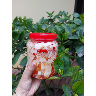 Măng ớt tỏi tươi nhà làm măng ngâm giấm