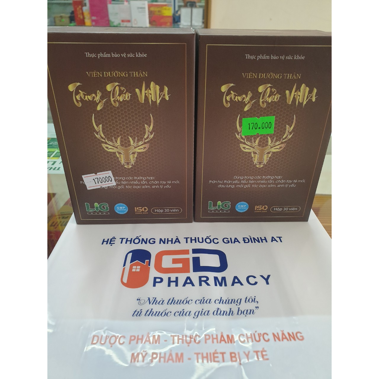 [CHÍNH HÃNG]Viên uống dưỡng thận Trùng Thảo Vina,giảm tiểu đêm, bổ thận, dùng được cho cả nam và nữ