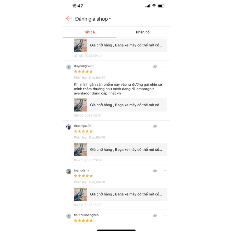 Giá chở hàng, baga xe máy có thể mở nắp mà không cần tháo