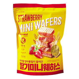 Bánh xốp vị dâu no brand túi 300g