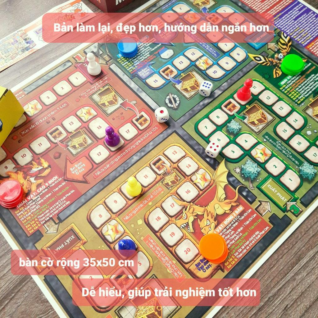 Board game Đi tìm kho báu mini Đủ phiên bản 1,2,3,4,5,6 của Foxi -Đồ chơi trẻ em thông minh sáng tạo-phát triển IQ caoe