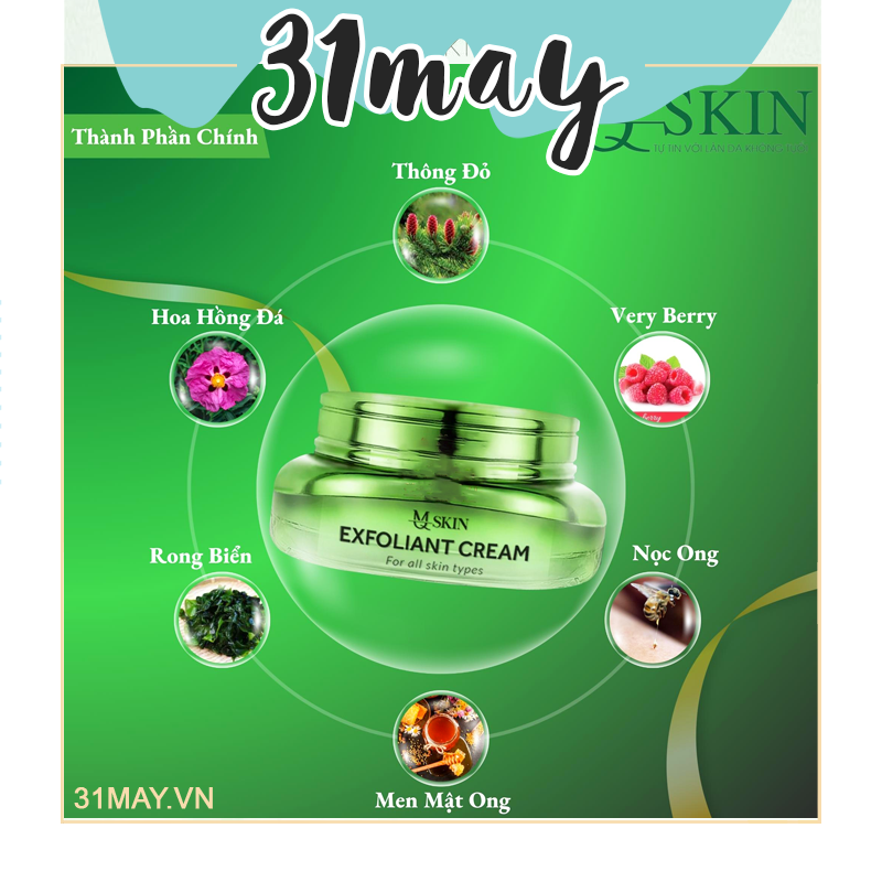 Kem Face Tái Tạo Nội Sinh Exfoliant Cream MQ Skin Chính Hãng
