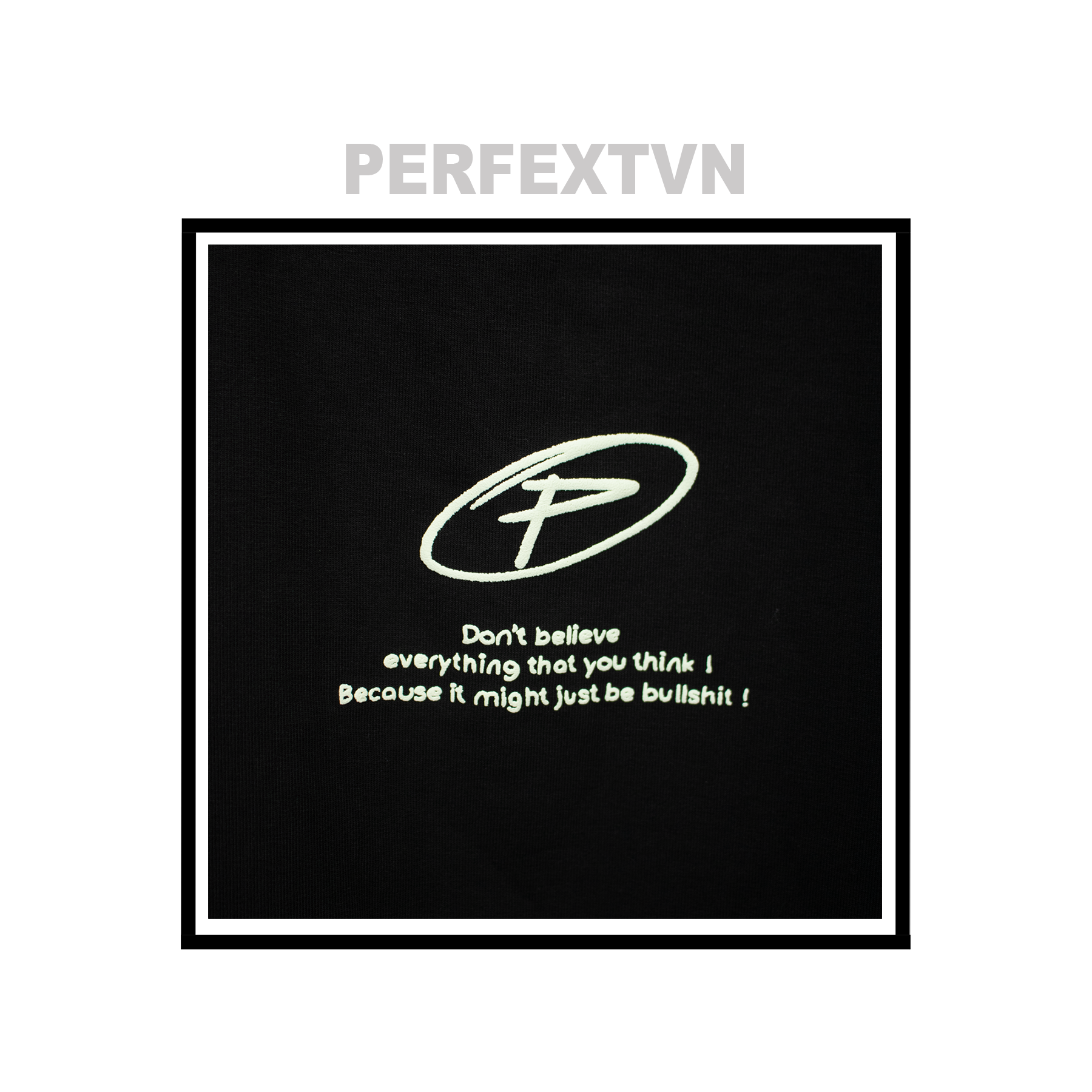 Áo sweater Perfext Sweater Spray 100% Cotton Nỉ Da Cá, Hoạ Tiết Thêu Và In