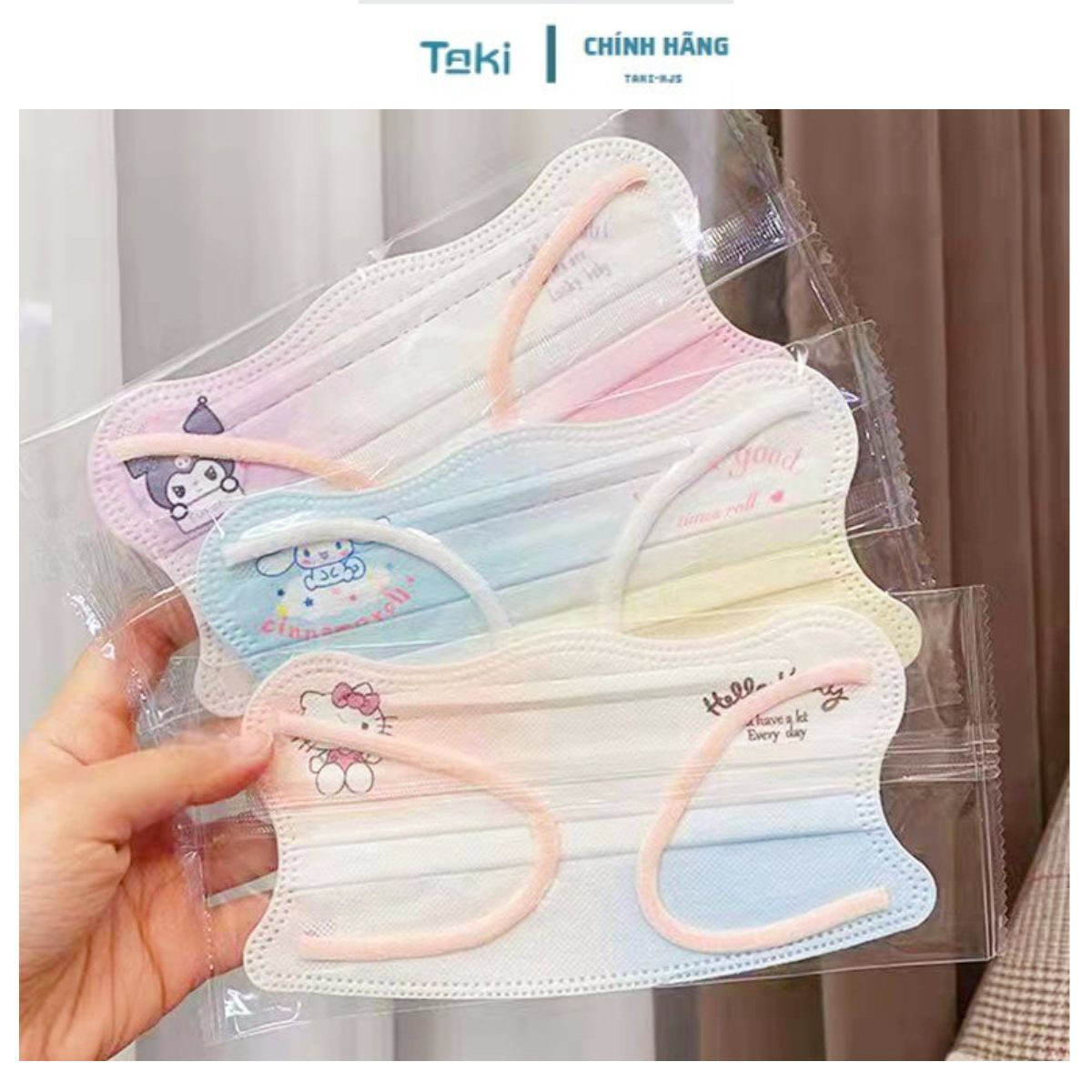 [Set 10 cái] Khẩu trang cute con cua in hình họa tiết đáng yêu,  kháng khuẩn dầy dặn hot trend Trung Quốc