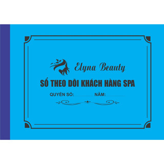 (Mẫu 2) Sổ theo dõi khách hàng spa, thẩm mỹ A4-A5