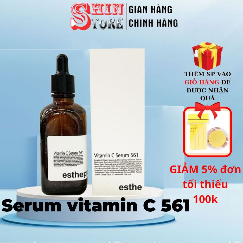 Tinh Chất Vitamin C 561 Serum Esthepro mới 100ml Trắng da chống lão hóa