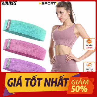 Dây Kháng Lực Miniband, Bộ 3 Dây Kháng Lực Vải Tập Mông Aolikes ( Combo 3 Dây Tặng Túi Lưới + Sách Hướng Dẫn)