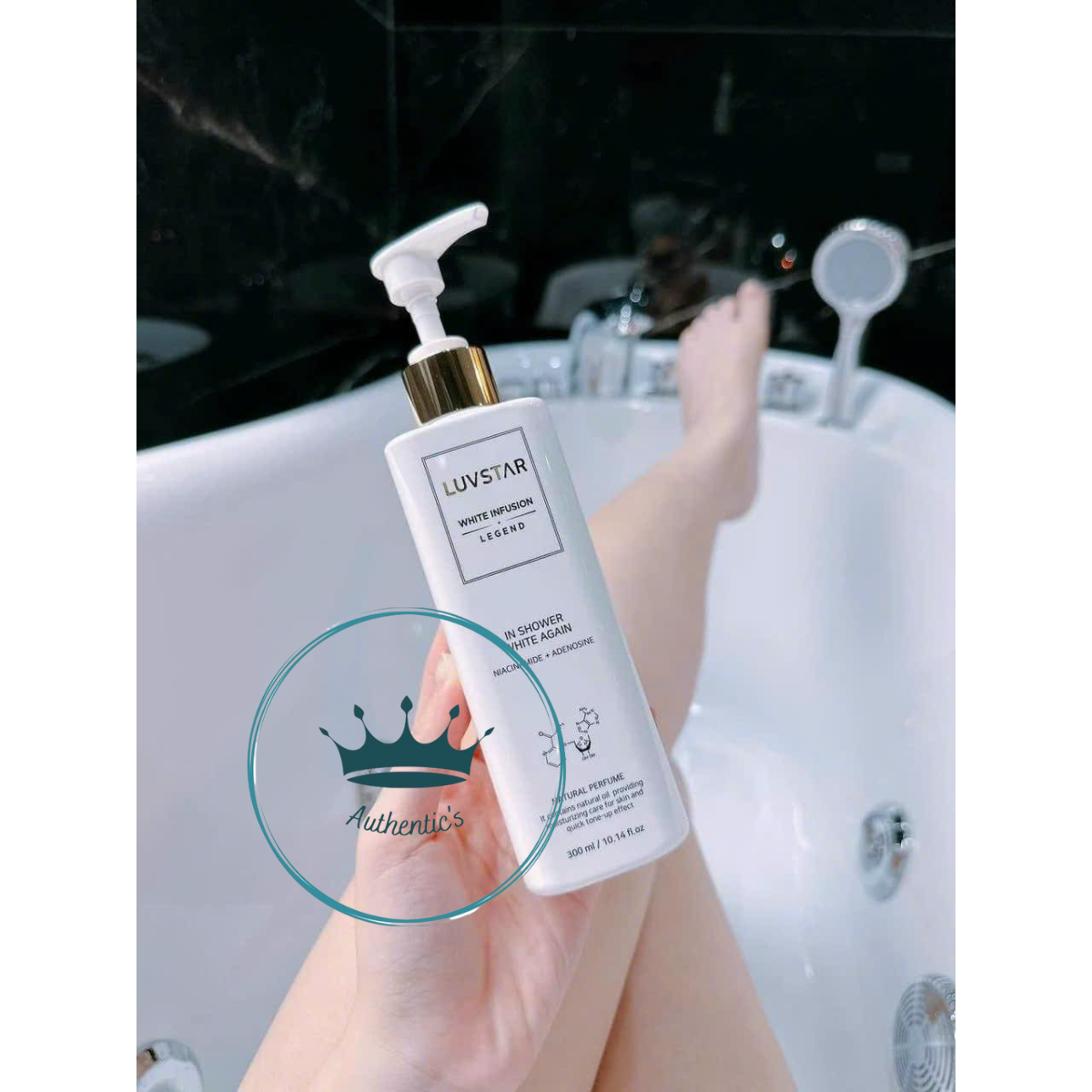 Sữa Tắm Trắng Da Luvstar Body Tone Up Cream