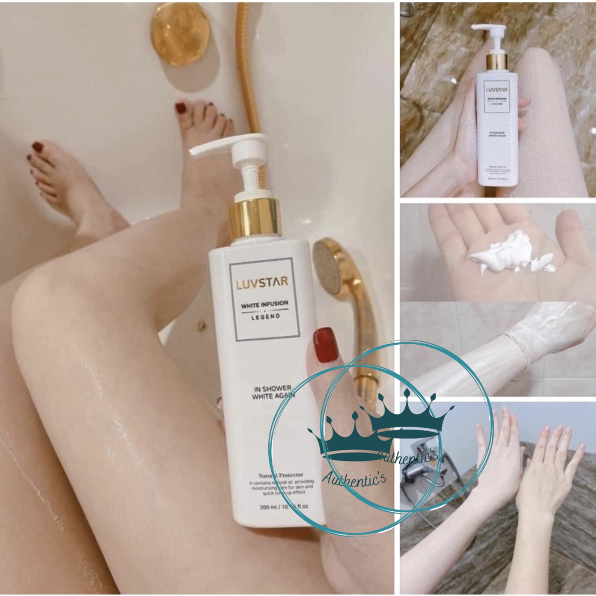 Sữa Tắm Trắng Da Luvstar Body Tone Up Cream