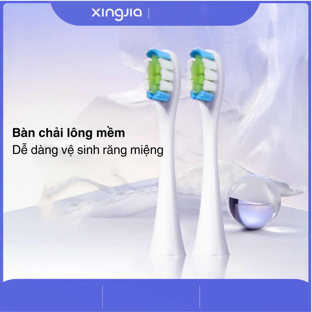 Combo 4 Đầu Bàn Chải Điện XingJia Electric Toothbrush