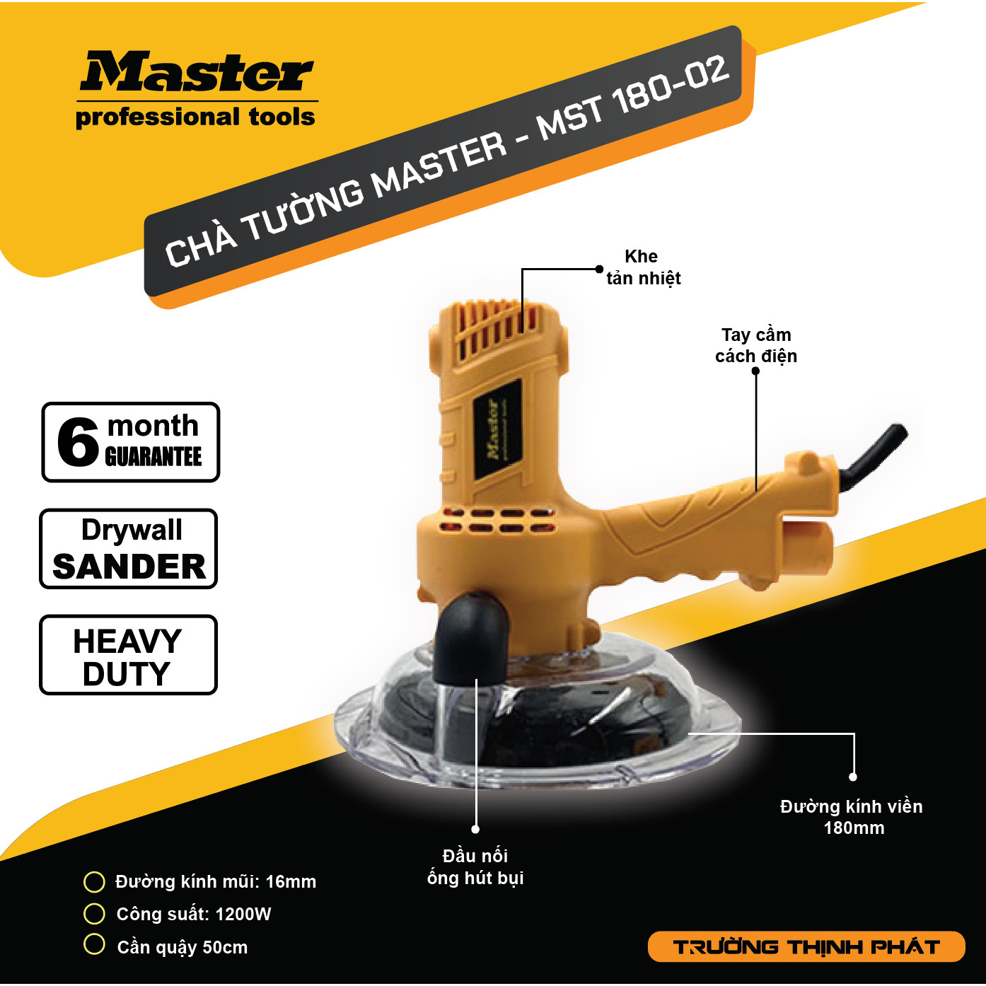 [HOT] MÁY CHÀ NHÁM  TƯỜNG MASTER 180-2