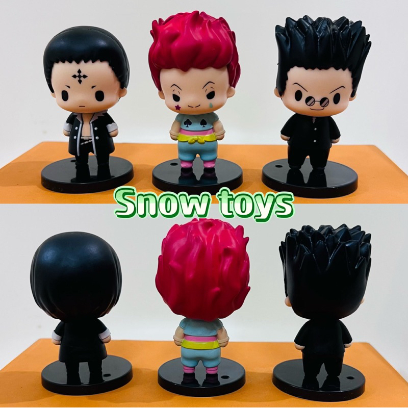 Mô hình Hunter X Hunter - Mô hình Thợ săn HXH - Nhân vật Gon Killua Kurapika Chrollo Lucifer Hisoka Leorio mắt hí - 8cm