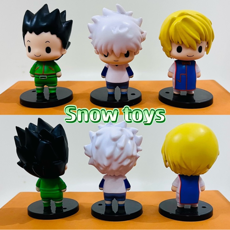 Mô hình Hunter X Hunter - Mô hình Thợ săn HXH - Nhân vật Gon Killua Kurapika Chrollo Lucifer Hisoka Leorio mắt hí - 8cm