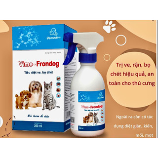 Thuốc xịt ve bọ chét vime- frondog - 250ml
