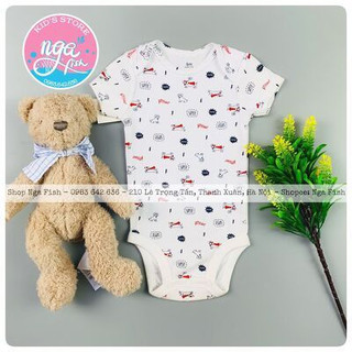 Body cộc Moimoi hoa tulip vàng - Body cộc Carter Nga Fish BO3C8