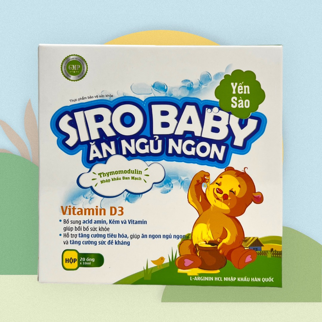 SIRO BABY Giúp Bé Ăn Ngon Ngủ Ngon