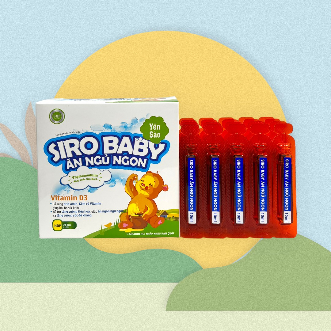 SIRO BABY Giúp Bé Ăn Ngon Ngủ Ngon