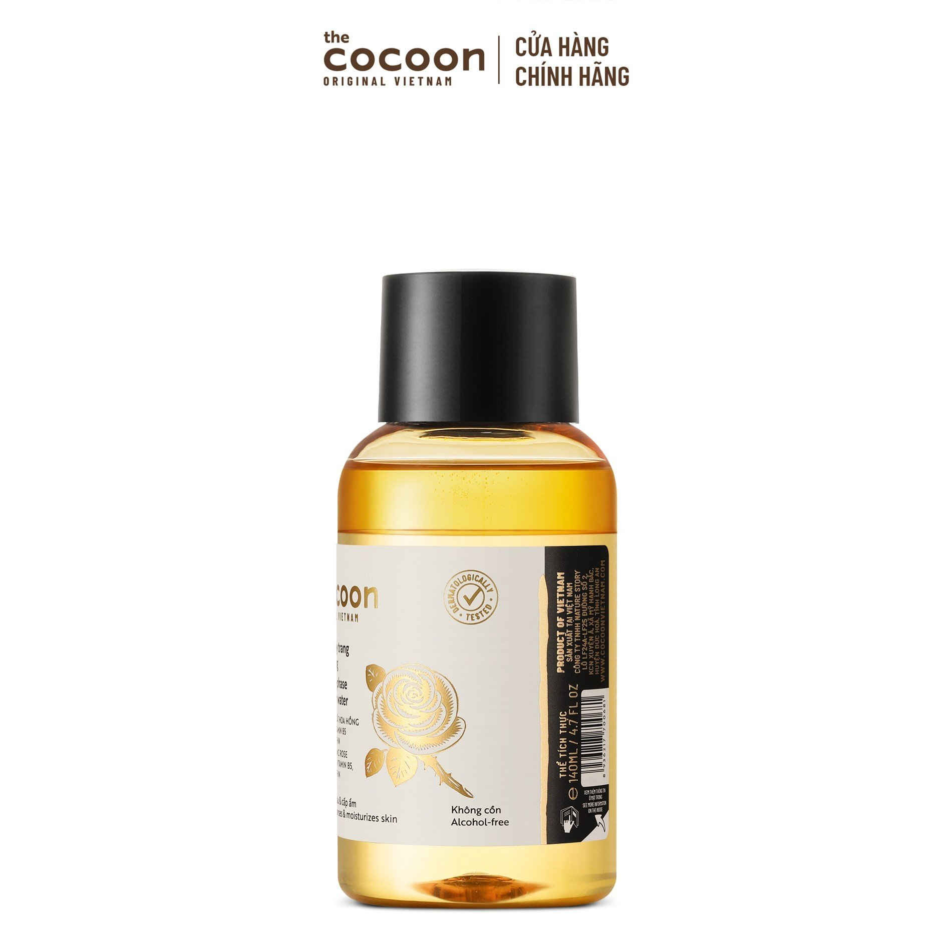 HÀNG TẶNG KHÔNG BÁN - Nước tẩy trang hoa hồng Cocoon tẩy sạch makeup & cấp ẩm 140ml