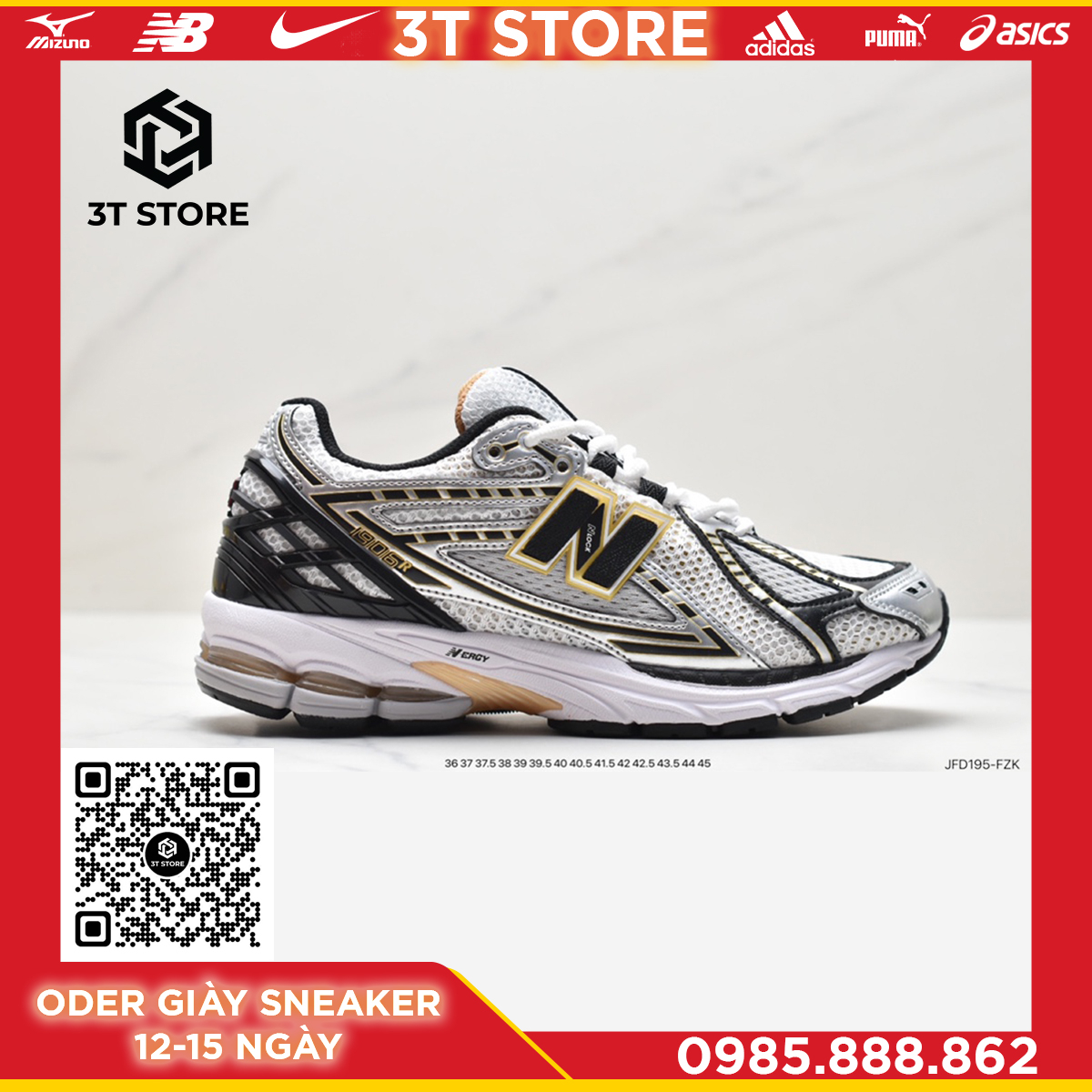 GIÀY SNEAKER MÃ SẢN PHẨM: _New Balance M1906RB_FULL BOX_FREE SHIP TOÀN QUỐC