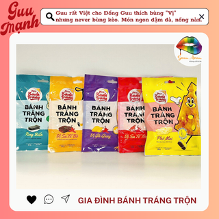 Combo 10 gói bánh tráng trộn Tôm/Bò/Gà/Rong biển/Phô Mai/Chanh Sả siêu ngon Miss Bánh Tráng VSATTP tiện lợi