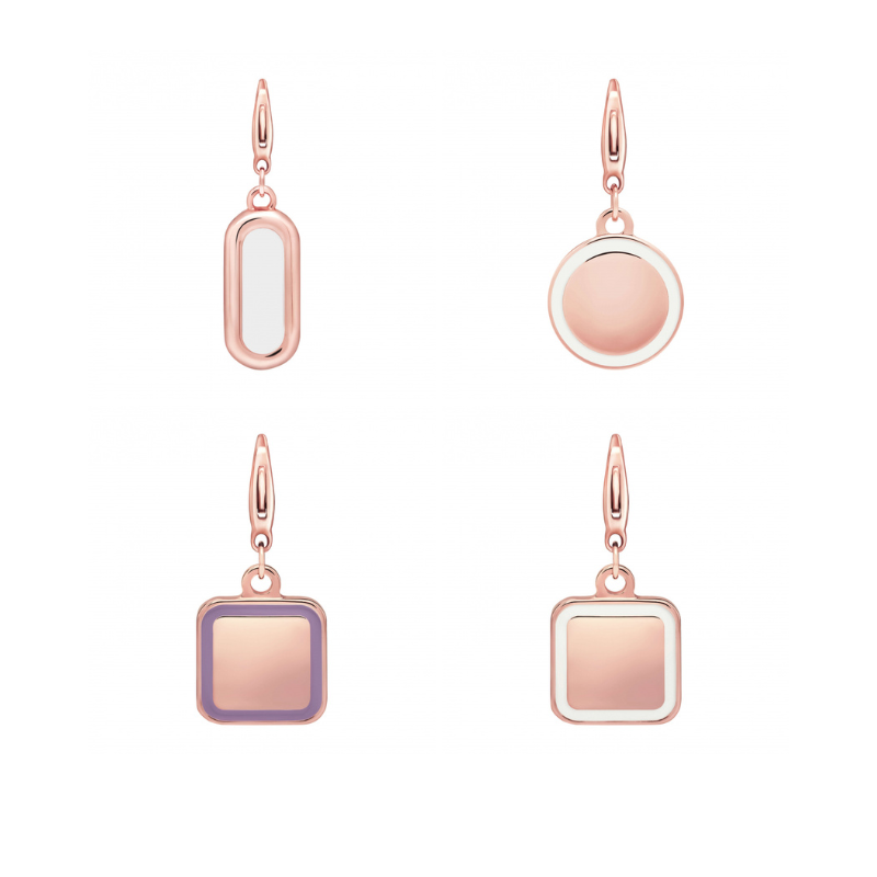 Charm vòng tay vòng cổ mạ vàng hồng 18K AURA Hanoia
