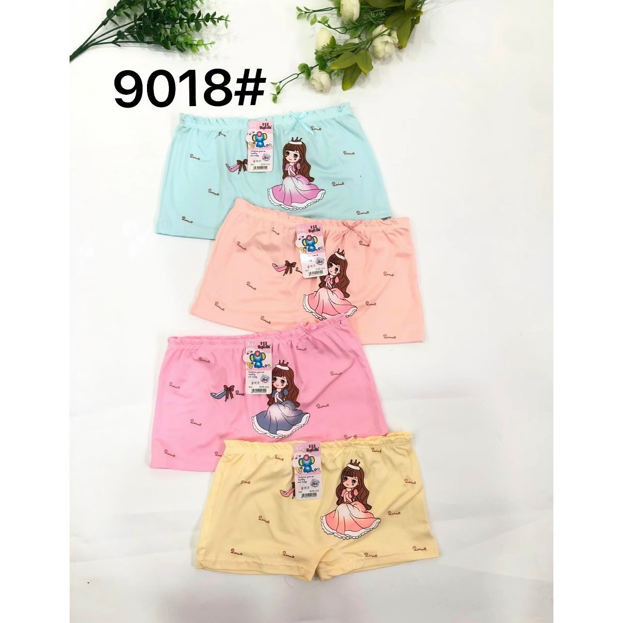 SET 10 Quần chíp bé gái đùi , tam giác  nhiều hình cute nhiều size