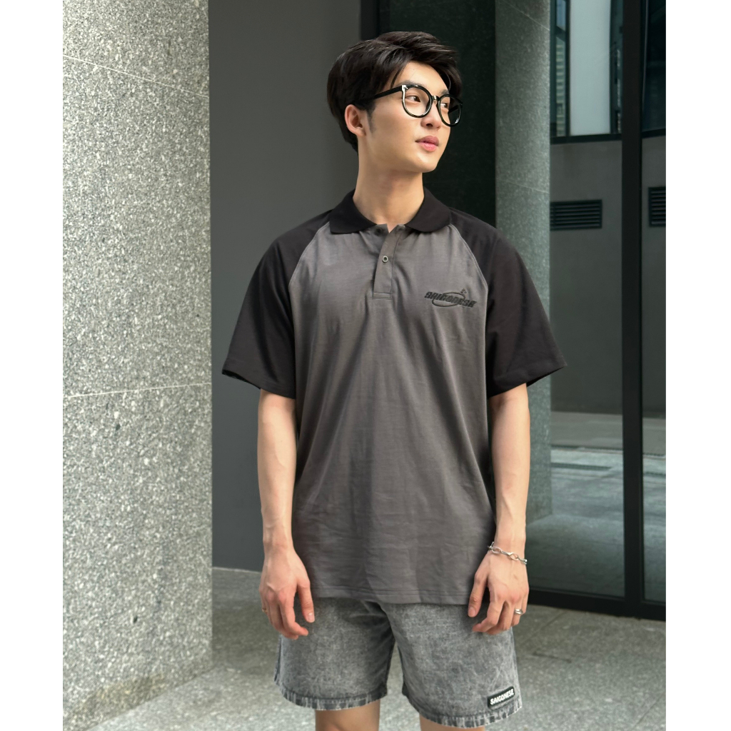 Quần Đùi Nam SAIGONESE Short Wash Plain Unisex / Xám Nhạt