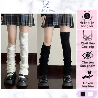 Vớ Dệt Kim Dài Qua Gối Giữ Ấm Chân Vào Mùa Đông Phong Cách Lolita Hàn Quốc Cho Nữ - PK07