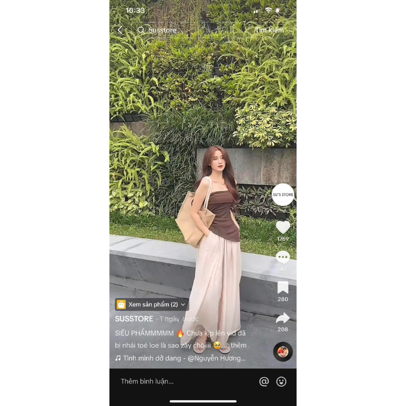 MÃ 866  3088  998 QUẦN ĐŨI TƠ ỐNG XOÈ RỘNG