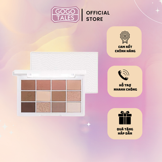 Bảng mắt 12 ô pink mist girl eyeshadow palette Gogo Tales