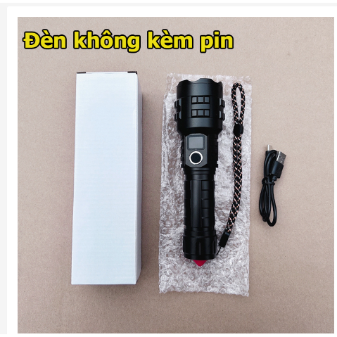 Đèn pin K25 siêu sáng KIMCEL STORE đèn pin ánh sáng mạnh pin sạc chuẩn