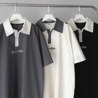 Áo polo thêu "DERERREStudio" unisex (ảnh thật shop tự chụp)
