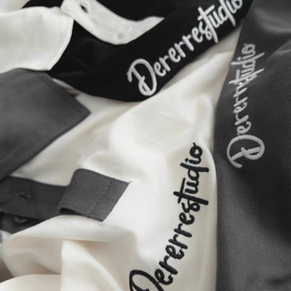 Áo polo thêu "DERERREStudio" unisex (ảnh thật shop tự chụp)